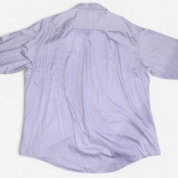 Light Purple Herringbone Twill Button Down Dress Shirt form Croft & Barrow - Picture 6 of 6